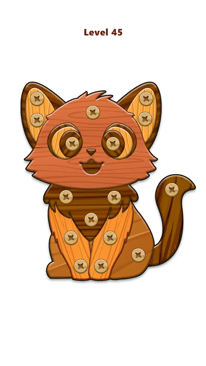 Wood Nuts & Bolts Puzzle - screenshot 4