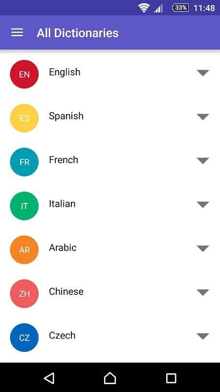 WordReference.com dictionaries APK - screenshot 1