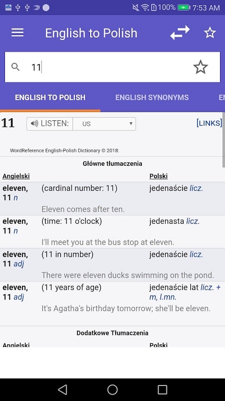 WordReference.com dictionaries APK - screenshot 4