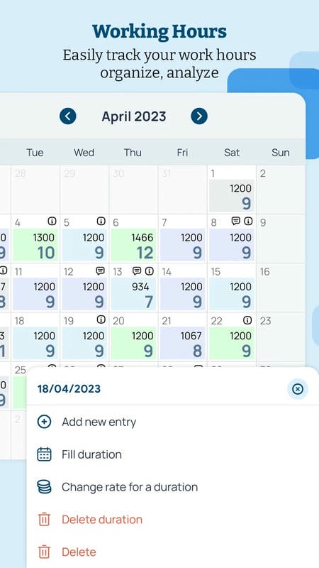 WorkSheet APK - screenshot 1
