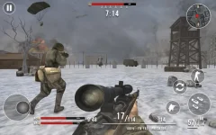 World War 2 Winter Heroes - Free Shooting Games - screenshot 1