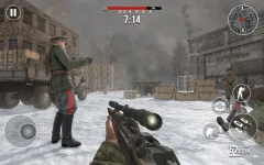 World War 2 Winter Heroes - Free Shooting Games - screenshot 3