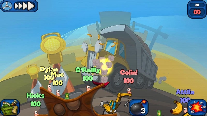 Worms 2 Armageddon APK - screenshot 2