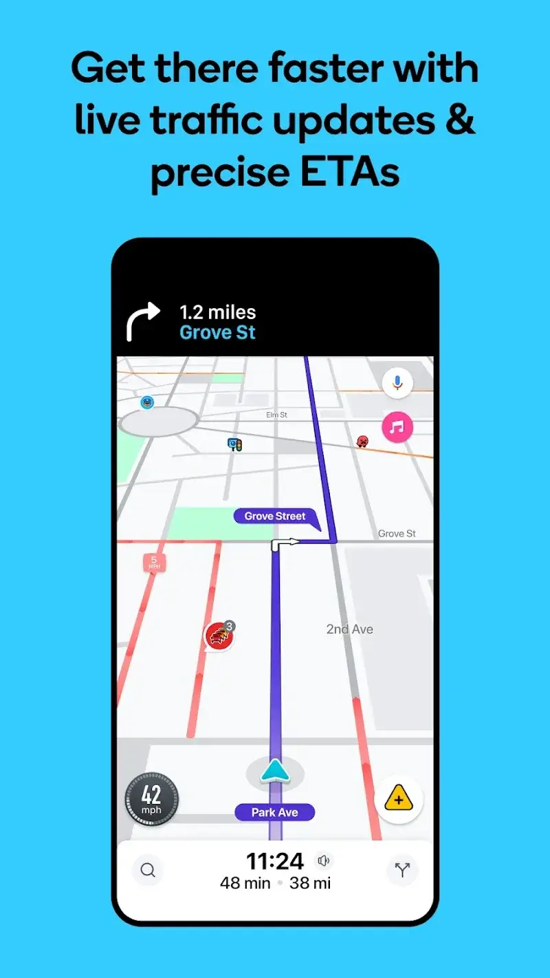 Waze Navigation & Live Traffic - screenshot 1