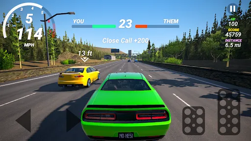 No Hesi Car Traffic Racing 1.2.3 APK + MOD [Unlimited Money] - screenshot 2