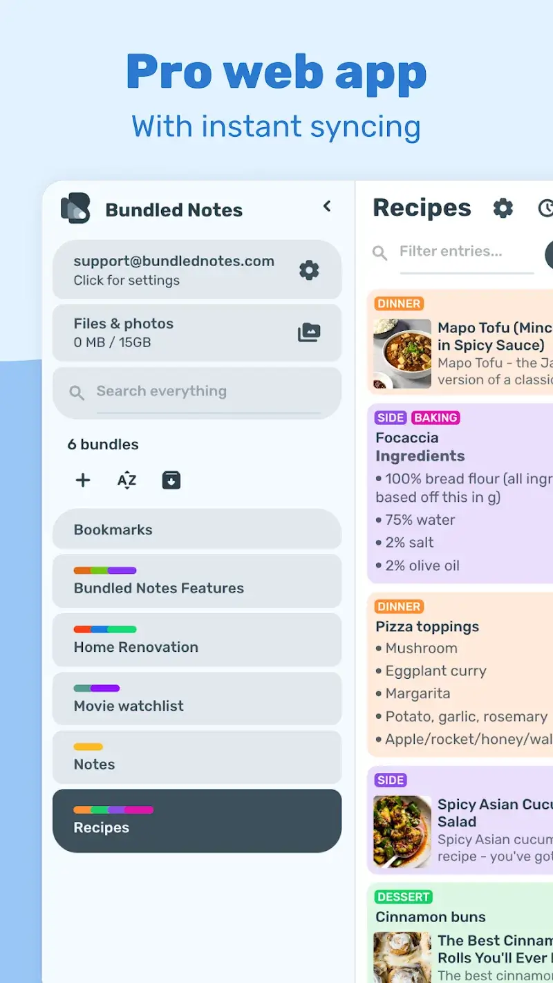 Bundled Notes - screenshot 5