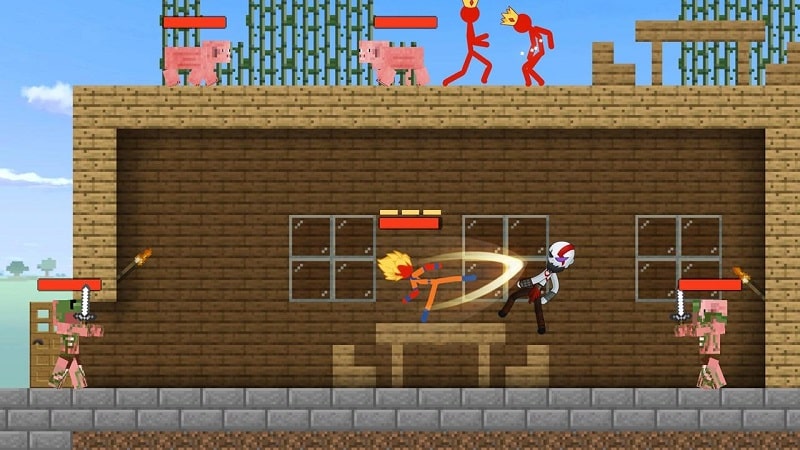 Stickman Combat Craft War APK - screenshot 4