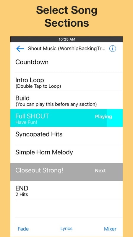 Worship Backing Tracks APK - screenshot 2