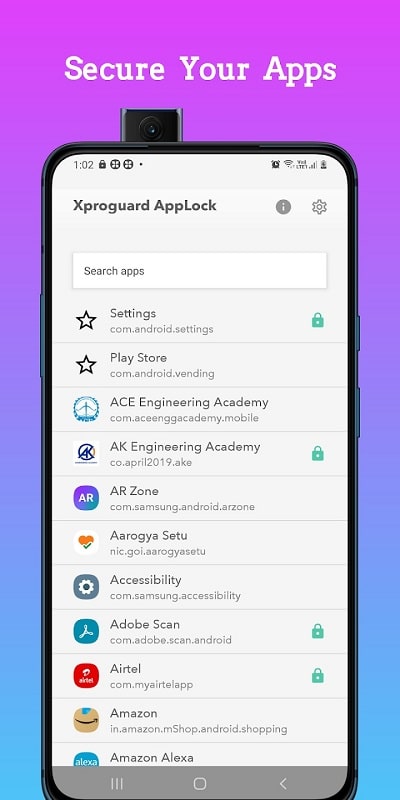 Xproguard AppLock APK - screenshot 3