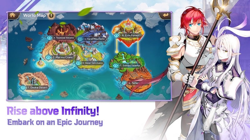 Infinity Saga X APK - screenshot 1