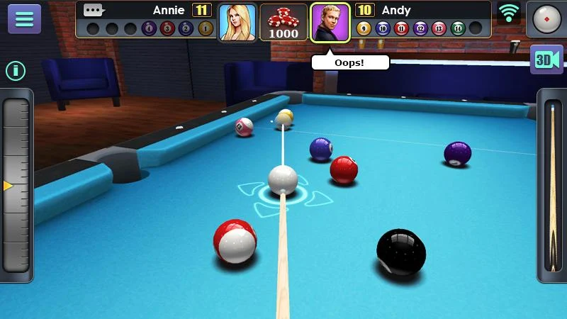 3D Pool Ball - screenshot 1