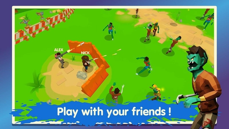 Two Guys &amp; Zombies 3D APK - screenshot 1