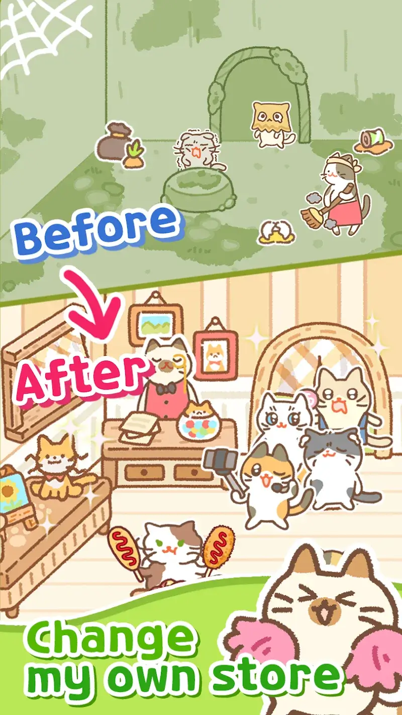 Cat Restaurant cooking game - screenshot 4