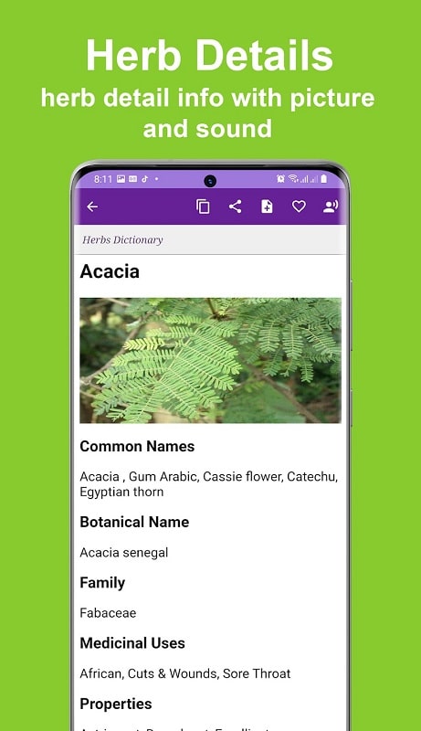 Herbs Dictionary Pro APK - screenshot 3