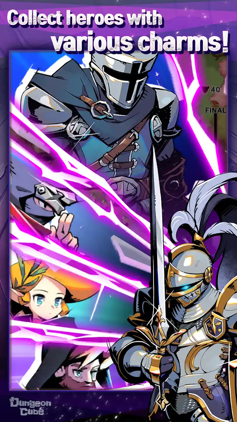 Dungeon Cube: Dot Hero Defense - screenshot 1