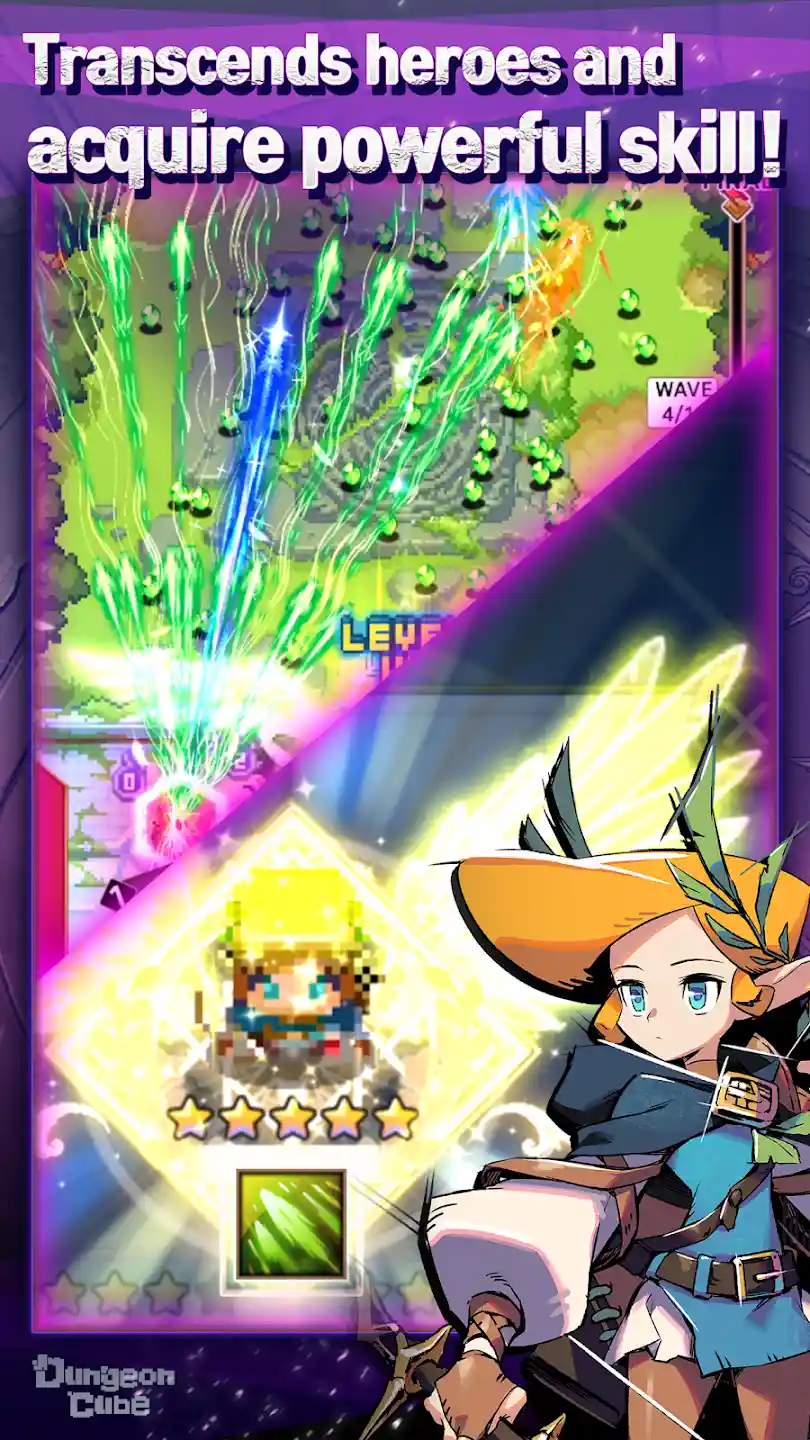 Dungeon Cube: Dot Hero Defense - screenshot 4