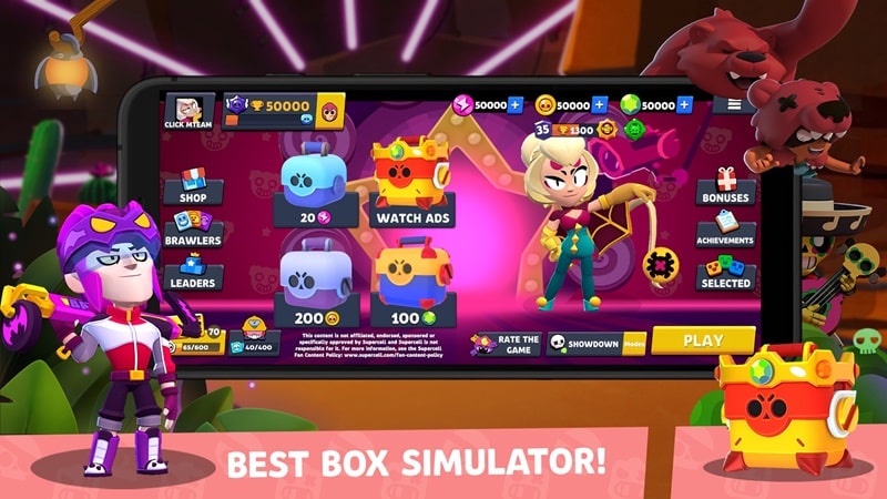 Brawl Box Stars Simulator APK - screenshot 2