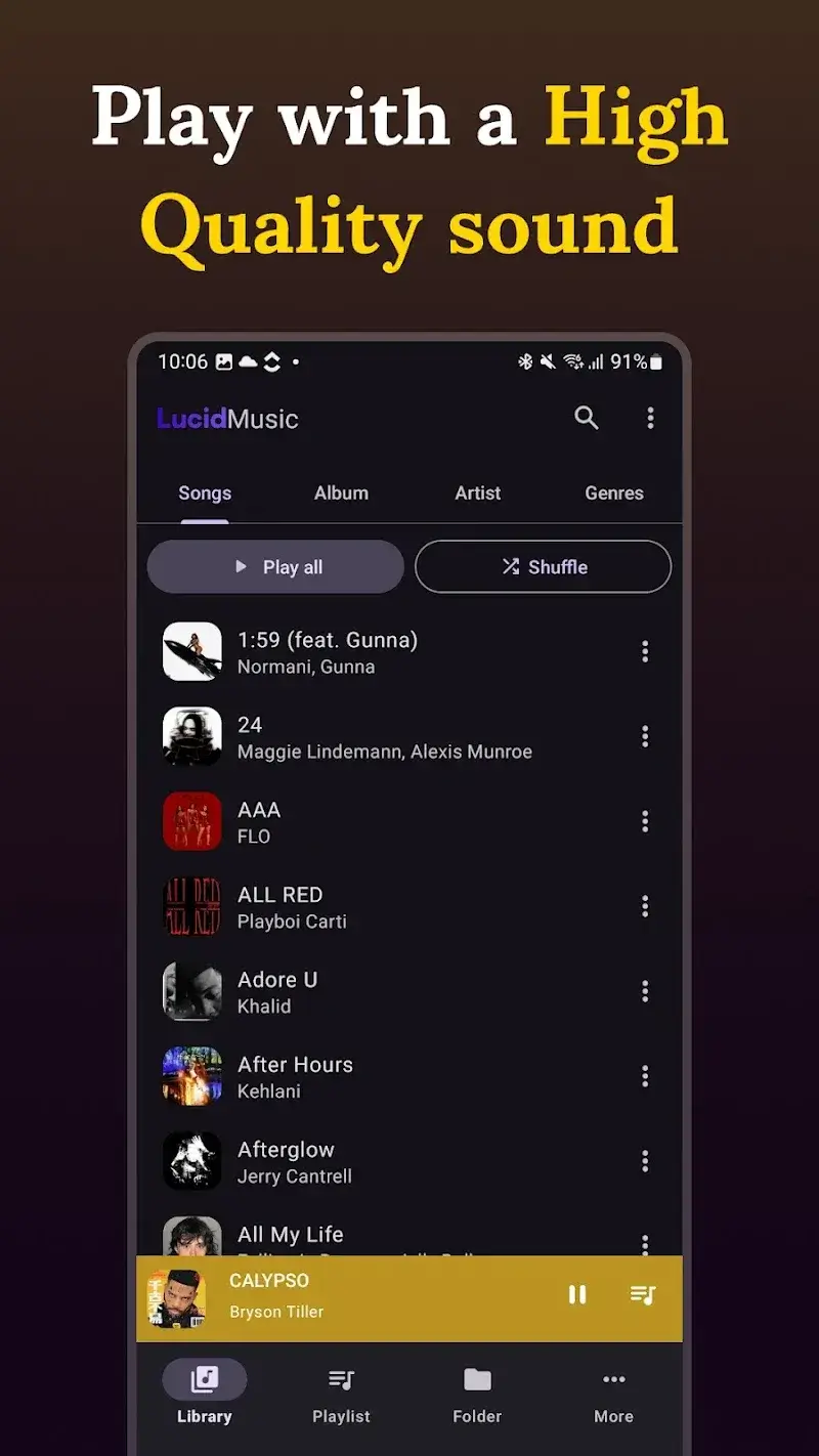 Lucid Music Player - screenshot 4