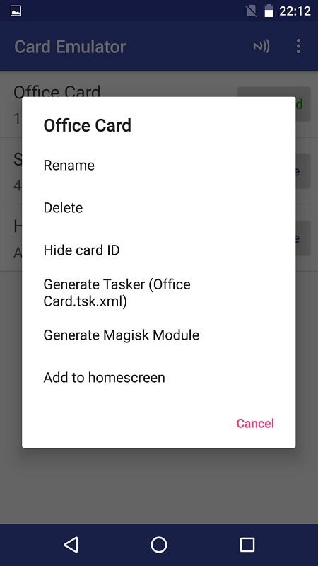 NFC Card Emulator Pro APK - screenshot 2