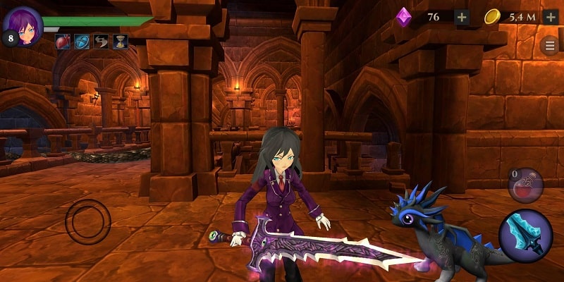 School Girl Dungeon RPG APK - screenshot 1
