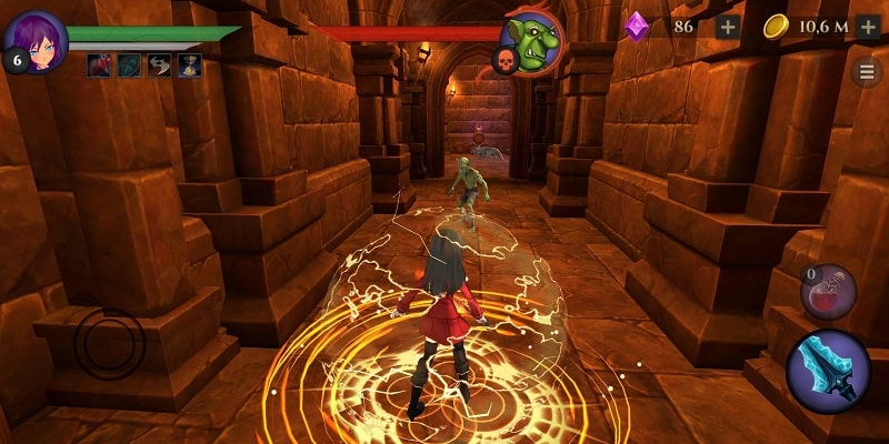 School Girl Dungeon RPG APK - screenshot 2