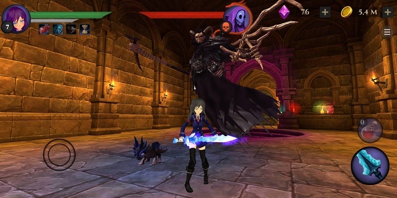 School Girl Dungeon RPG APK - screenshot 3
