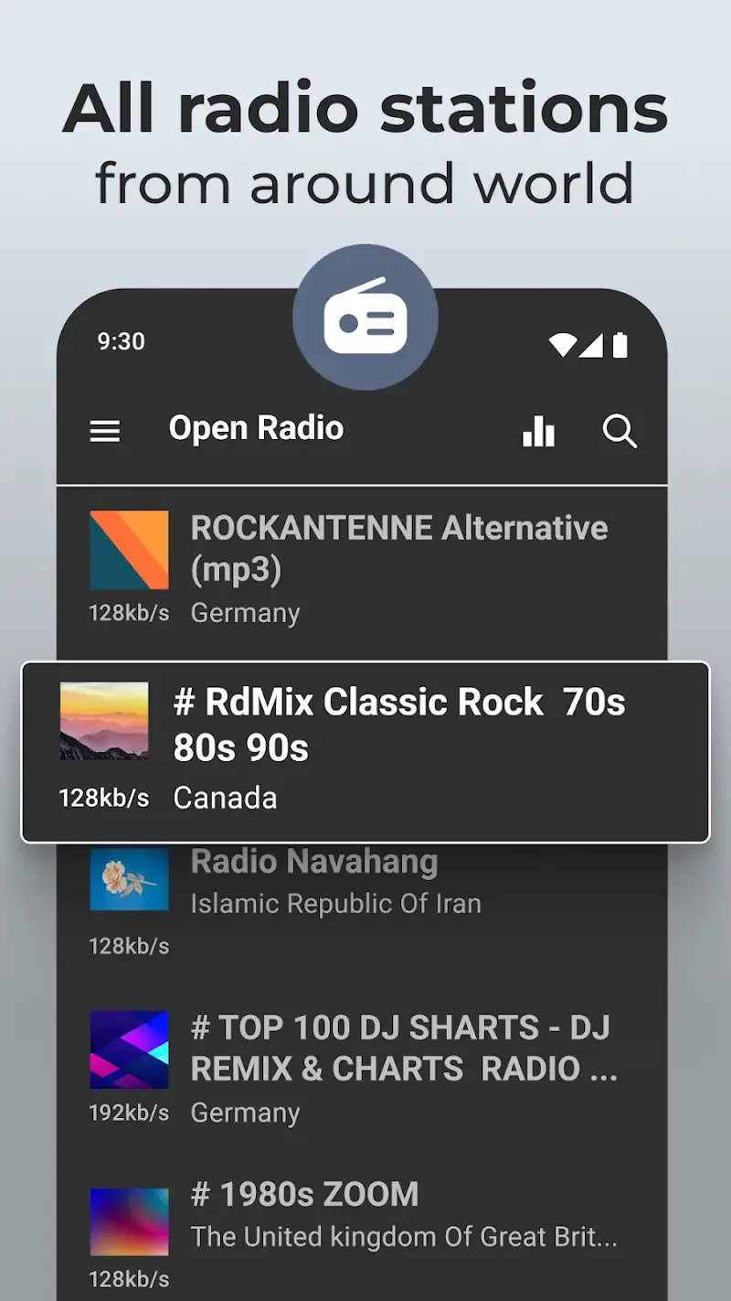 Open Radio - screenshot 1