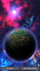 Space Live Wallpaper 3D - screenshot 1