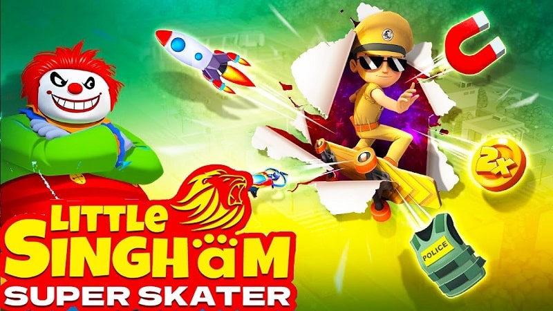 Little Singham Super Skater APK - app icon