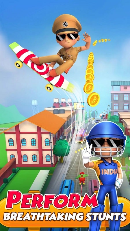 Little Singham Super Skater APK - screenshot 2