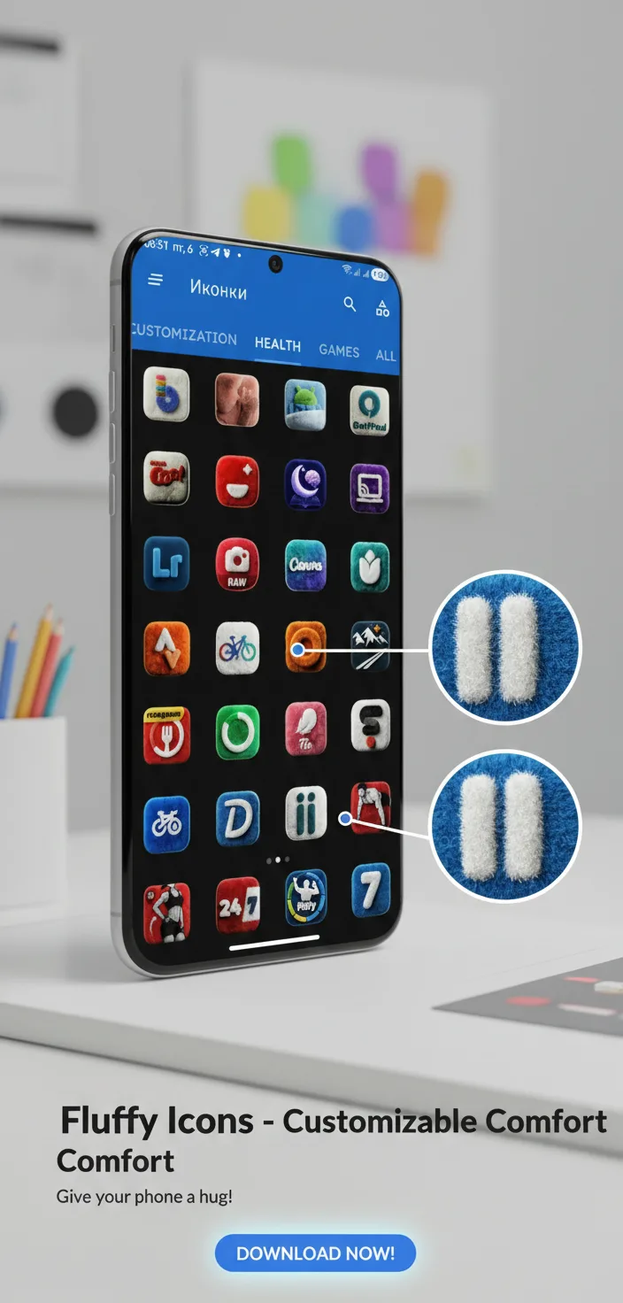 Fluffy 3D Icon Pack - screenshot 3