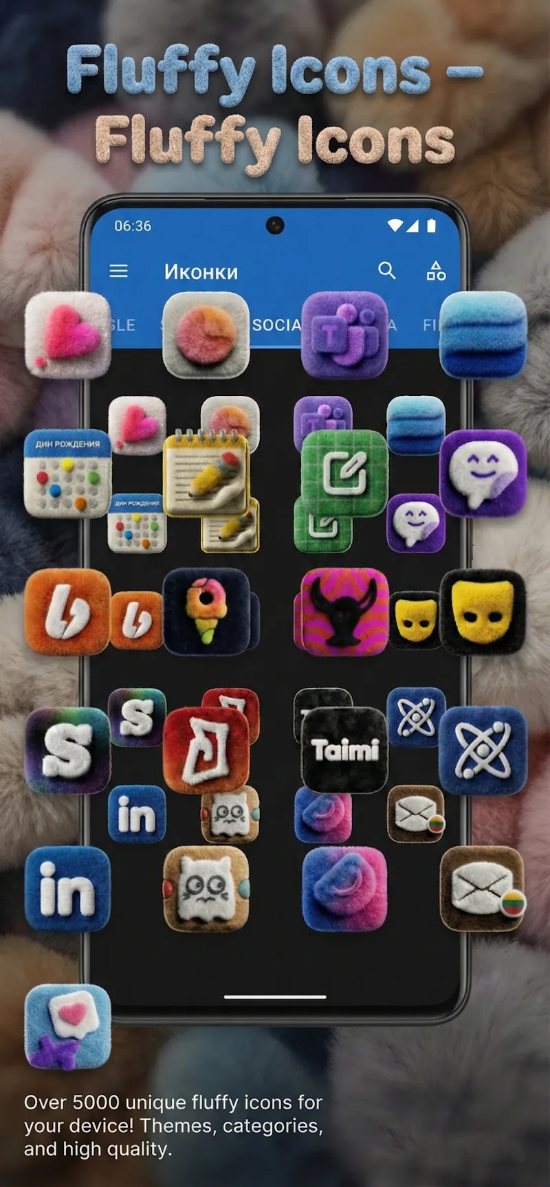Fluffy 3D Icon Pack - screenshot 6