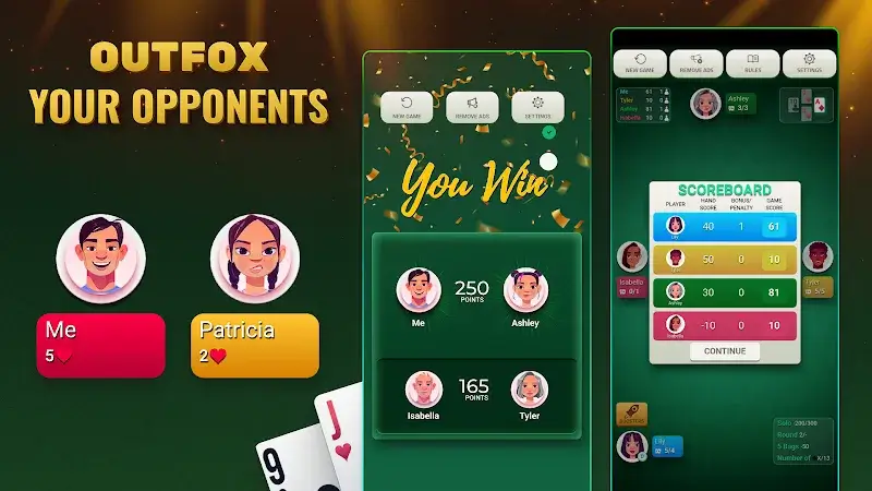 Spades Offline Card Game - screenshot 6
