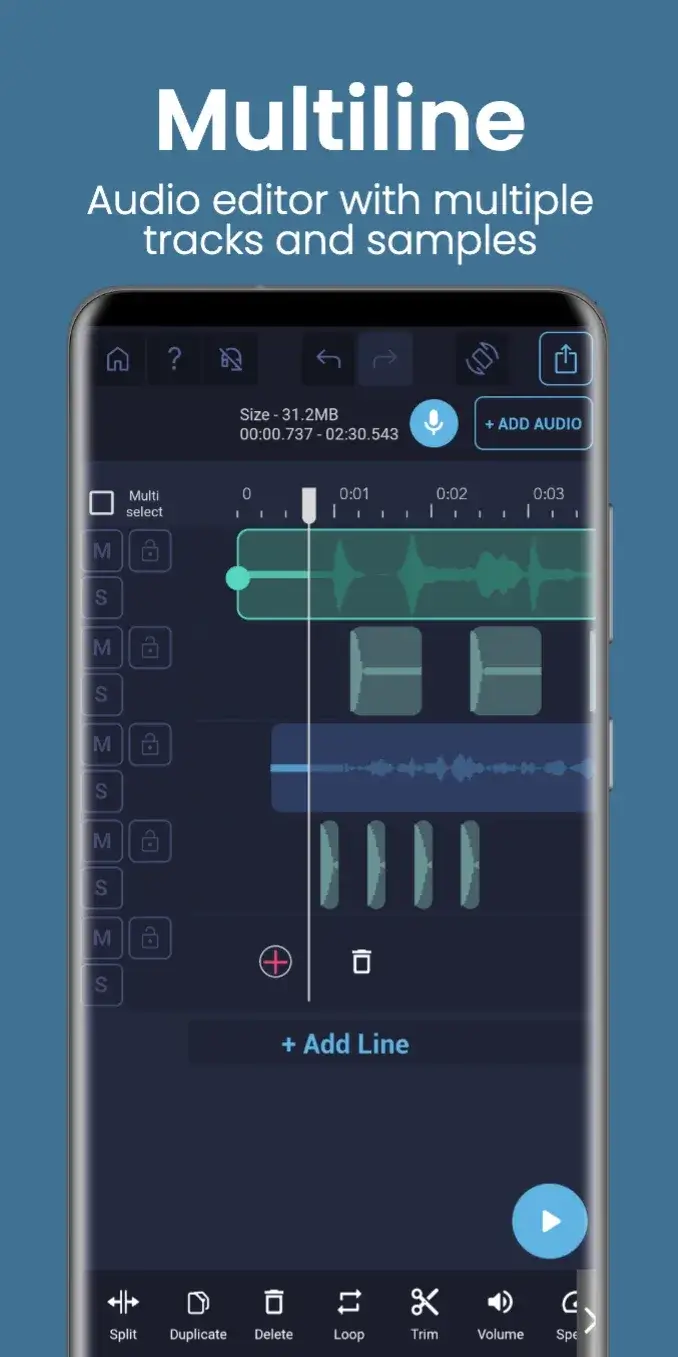 Pro Audio Editor - Music Mixer - screenshot 1