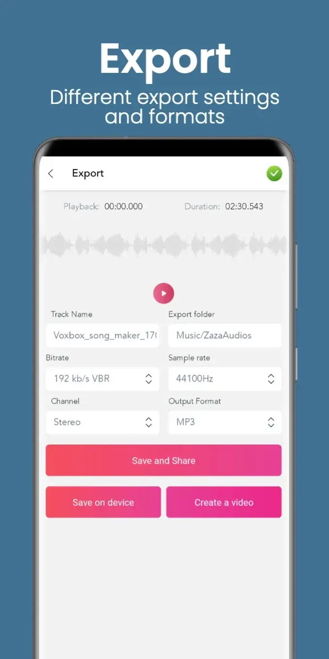 Pro Audio Editor - Music Mixer - screenshot 3