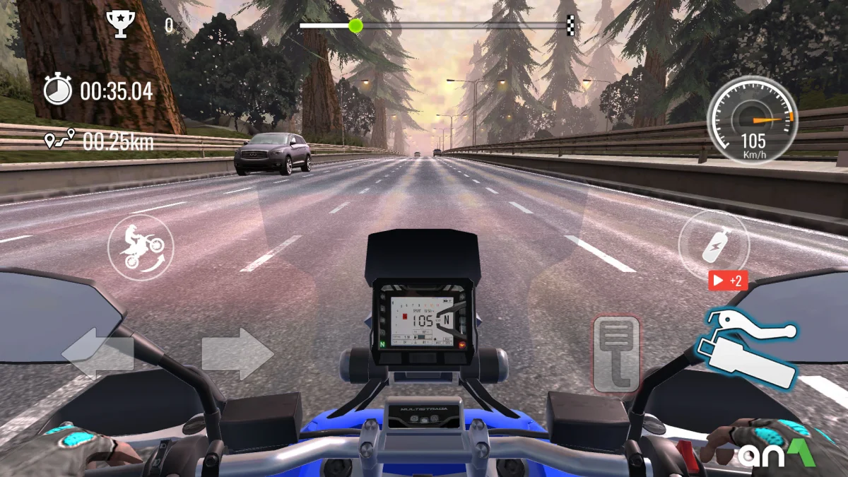 Traffic Bike Rush Driving City - screenshot 1