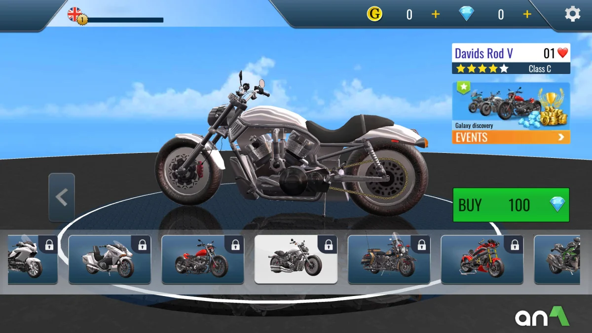 Traffic Bike Rush Driving City - screenshot 2