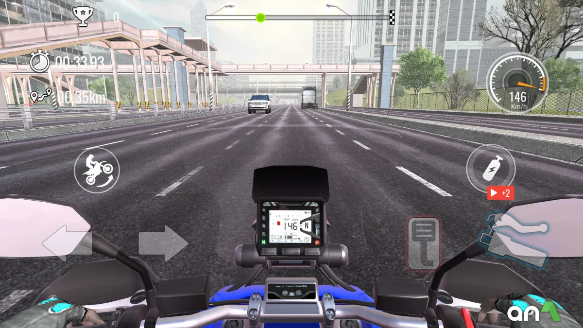 Traffic Bike Rush Driving City - screenshot 4