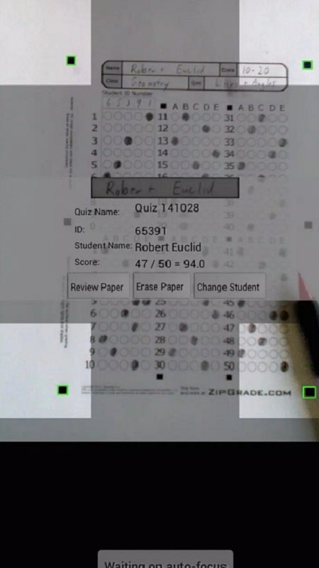 ZipGrade APK - screenshot 1