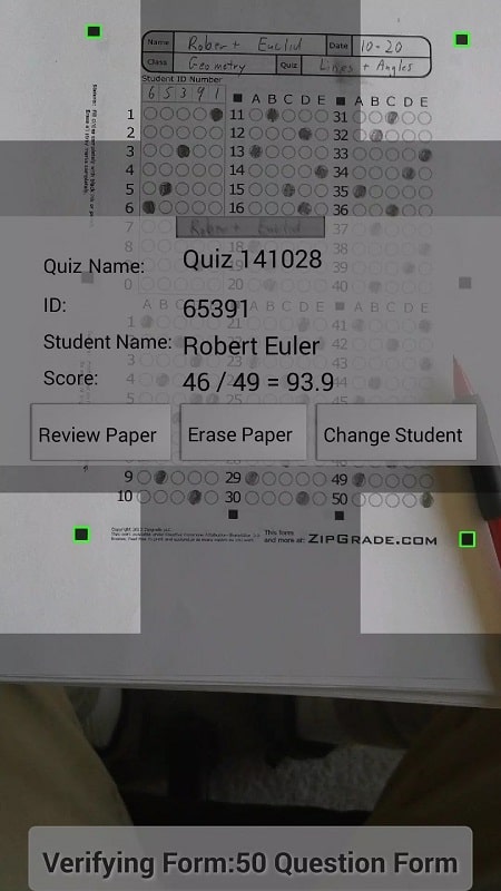 ZipGrade APK - screenshot 4