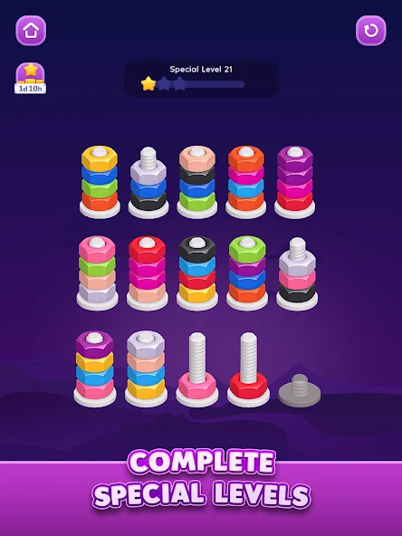 Nut Sort: Color Sorting Game - screenshot 9