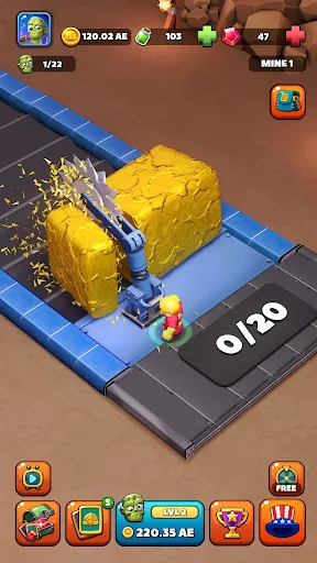 Idle Zombie Miner APK 2.403 [Full Game] for Android - screenshot 3