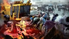 Wilderness Car Hitting Zombies - screenshot 1