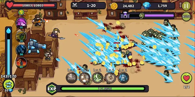 Zombie Defense Idle Survival - screenshot 2