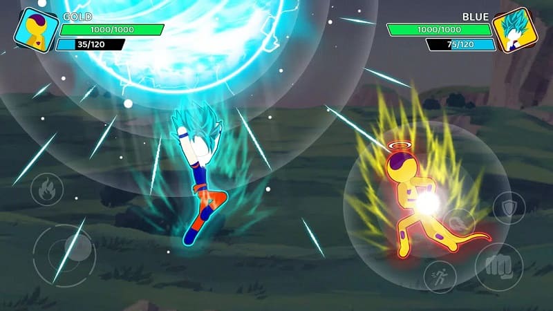 Dragon Stick Warrior Z Battle APK - screenshot 1