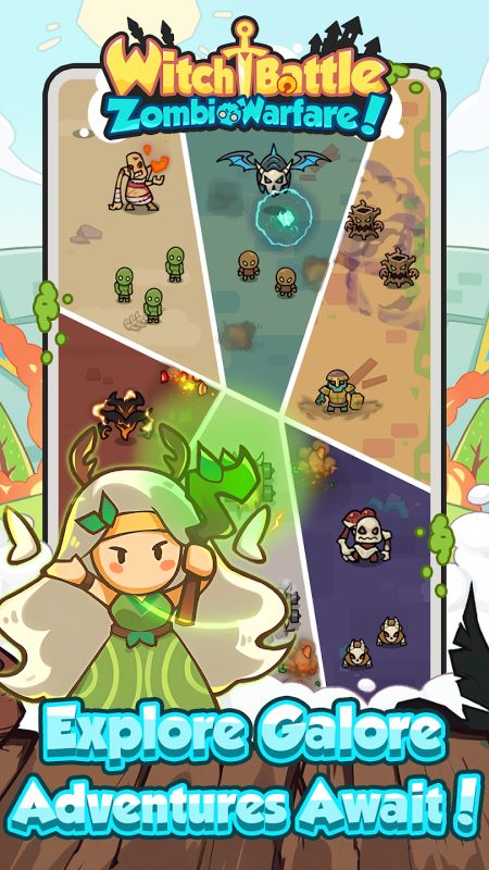 Witch Battle: Zombie Warfare - screenshot 3