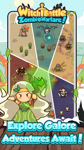 Witch Battle: Zombie Warfare - screenshot 3