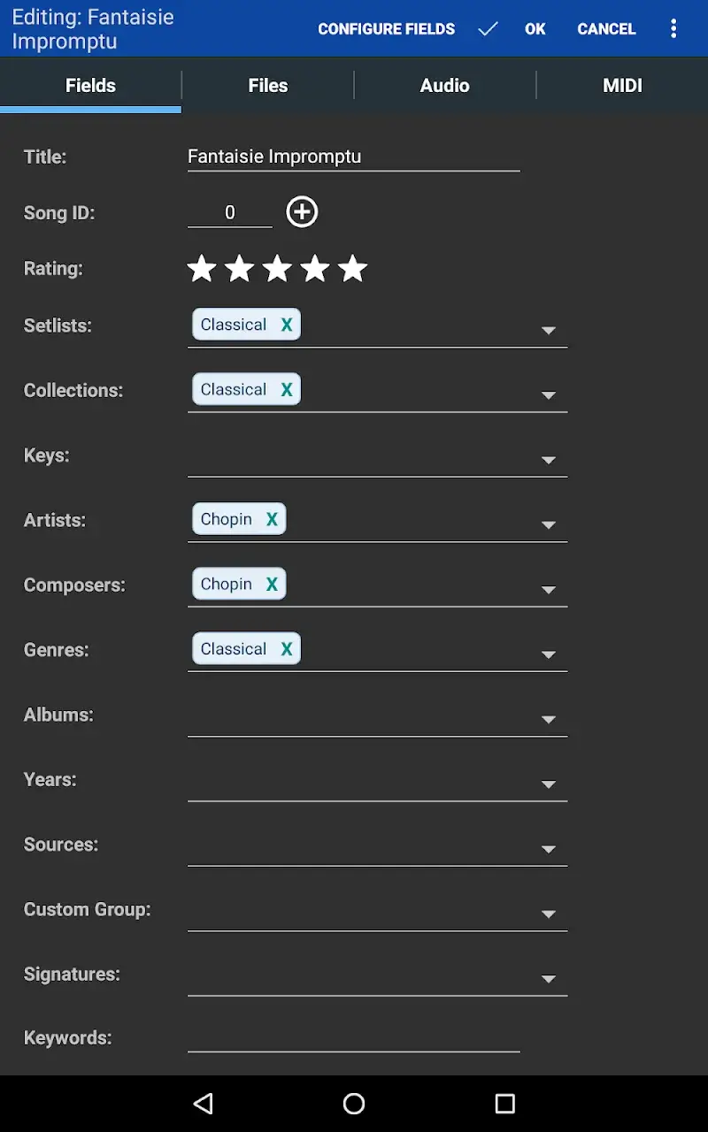 MobileSheets Trial - screenshot 4
