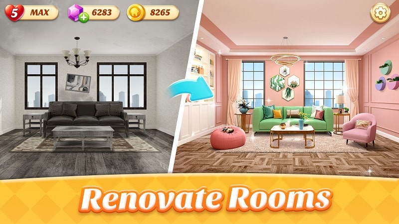 Space Decor Dream Home Design APK - screenshot 3
