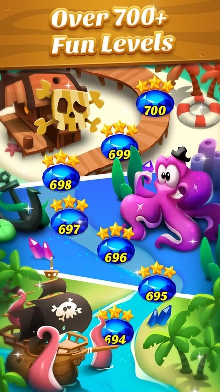 Jewel Pirate Match 3 APK - screenshot 4